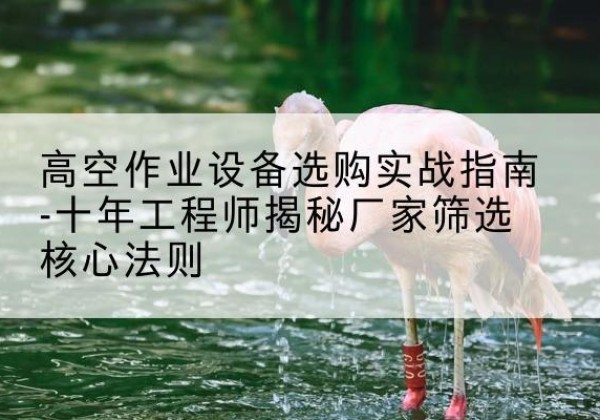 吉隆剪叉式升降机厂家-高空作业设备选购实战指南-十年工程师揭秘厂家筛选核心法则